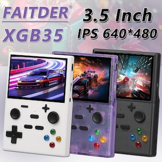 Foto 2 | Foto 2 | Consola De Videojuegos Xgb35 De 3.5 Pulgadas Con Tarjeta Tf De 64 Gb, Con Más De 13.000 Juegos Retro