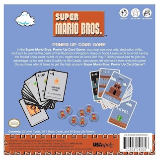 Foto 3 | Foto 3 | Juego De Cartas Super Mario Bros Power Up | Nintendo Nes Artwork - Venta Internacional.