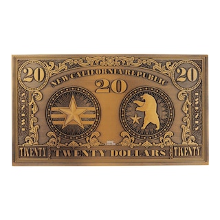 Foto 6 | Foto 6 | Réplica De Fallout New Vegas Ncr Billete Metálico De 20 Dólares Edición Limitada - Venta Internacional.