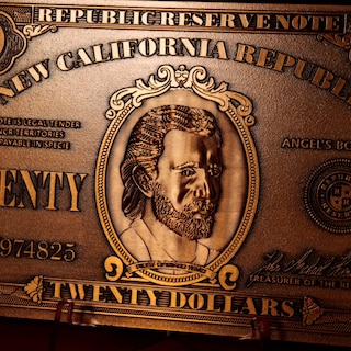 Foto 7 | Foto 7 | Réplica De Fallout New Vegas Ncr Billete Metálico De 20 Dólares Edición Limitada - Venta Internacional.