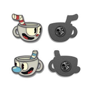 Foto 2 | Foto 2 | Collector Pin Cuphead Esmaltado Paquete De 2 Unidades Edición Limitada - Venta Internacional.