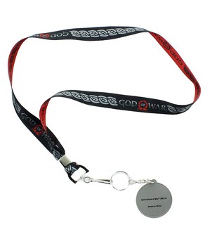 Foto 2 | Foto 2 | Cordón Just Funky Con El Logotipo De God Of War 2018 Con Etiqueta De Identificación Y Amuleto - Venta Internacional.