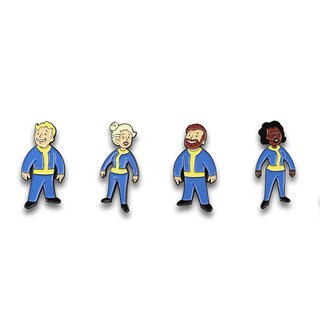 Foto 1 | Foto 1 | Juego De Alfileres De Metal Esmaltado Para Coleccionistas Fallout Vault Dweller 2019 - Venta Internacional.