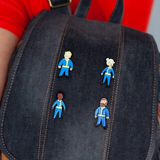 Foto 4 | Foto 4 | Juego De Alfileres De Metal Esmaltado Para Coleccionistas Fallout Vault Dweller 2019 - Venta Internacional.