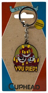 Foto 2 | Foto 2 | Llavero Fanattik Cuphead Edición Limitada You Died - Venta Internacional.