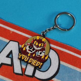 Foto 3 | Foto 3 | Llavero Fanattik Cuphead Edición Limitada You Died - Venta Internacional.