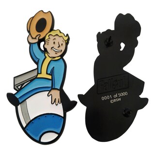 Foto 3 | Foto 3 | Insignia Pin Fanattik Fallout Edición Limitada Vault Boy - Venta Internacional.