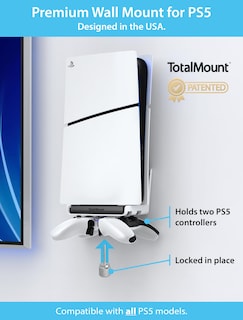 Foto 2 | Foto 2 | Soporte De Pared Para Ps5 Totalmount Con Capacidad Para 2 Controladores - Venta Internacional.