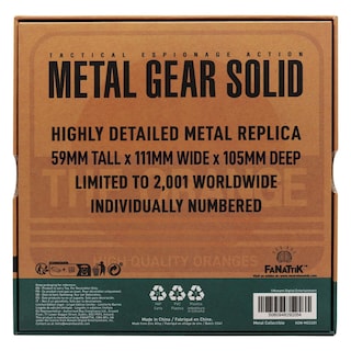 Foto 5 | Foto 5 | Réplica De Caja Metálica De Cartón Fanattik Metal Gear Solid 2 - Venta Internacional.