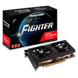Tarjeta de Video Power Color Radeon Rx 6600 Fighter 8gb Gddr6 Axrx 6600 8gbd6-3dh color Negro