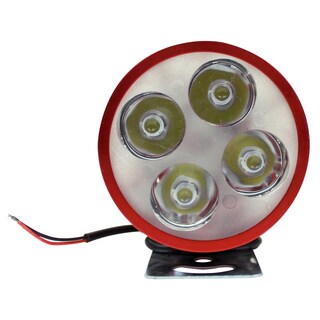 Foto 2 | Foto 2 | Faro Auxiliar Roda 4 Leds con Estrobo Rojo 12v 4w
