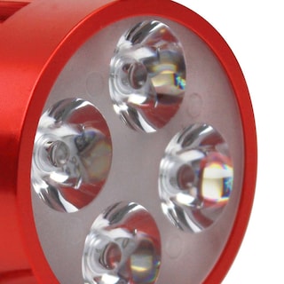 Foto 3 | Foto 3 | Faro Auxiliar Roda 4 Leds con Estrobo Rojo 12v 4w
