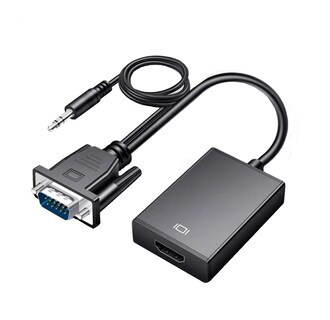 Foto 1 | Foto 1 | Cable Convertidor Video Vga a Hdmi color Negro