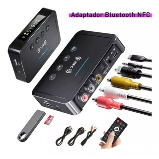 Foto 3 | Foto 3 | Transmisor/Receptor Bluetooth 5.0 de Audio Eo Safe Imports ESI-5084 color Negro