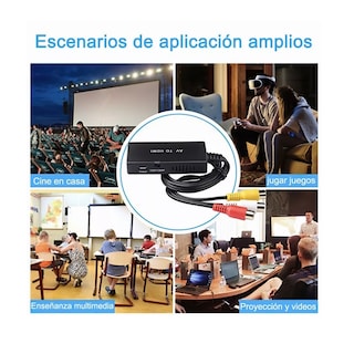 Foto 3 | Foto 3 | Adaptador Compuesto A Compatible Con Convertidor Av A Hdmi Eo Safe Imports Esi-10742 Negro