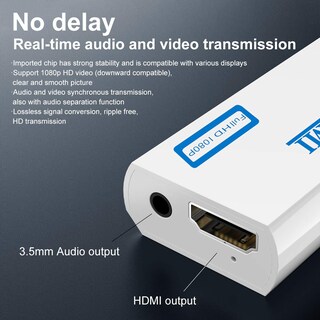 Foto 5 | Foto 5 | Adaptador Wii A Hdmi Snllmzi 1080p 720p Con Audio - Venta Internacional.