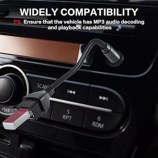 Foto 4 | Foto 4 | Adaptador De Audio Usb A Conector De 3,5 Mm, 2 Paquetes Para Reproducir Música En El Coche - Venta Internacional.