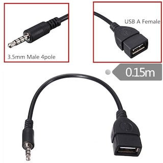 Foto 6 | Foto 6 | Adaptador De Audio Usb A Conector De 3,5 Mm, 2 Paquetes Para Reproducir Música En El Coche - Venta Internacional.