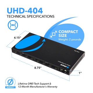 Foto 5 | Foto 5 | Conmutador/divisor Matricial Hdmi 4k Orei 4x4 (4 Entradas, 4 Salidas) - Venta Internacional.