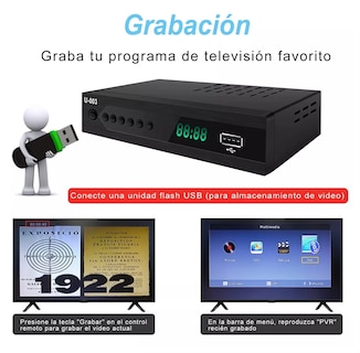 Foto 2 | Foto 2 | Decodificador De Tv Digital Convertidor 1080p Full Hd