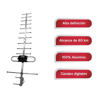Foto 2 | Foto 2 | Antena Aérea Master Externa 11 Elemntos Uhf color Blanco