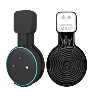 Foto 3 | Foto 3 | Soporte de Pared Lab.G Negro para Alexa Echo Dot