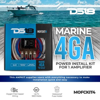 Foto 2 | Foto 2 | Kit De Cableado Para Instalación De Amplificadores Ds18 Hydro Mofckit4 4g - Venta Internacional.
