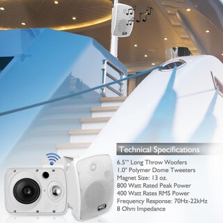 Foto 7 | Foto 7 | Sistema de Altavoces Inalámbricos Bluetooth para Exteriores Pyle 800w - Venta Internacional