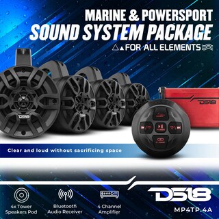 Foto 2 | Foto 2 | Altavoces Marine Tower Ds18 Mp4tp.4a 4 600 W Con Amplificador - Venta Internacional.