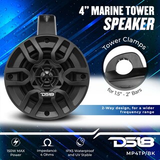 Foto 3 | Foto 3 | Altavoces Marine Tower Ds18 Mp4tp.4a 4 600 W Con Amplificador - Venta Internacional.