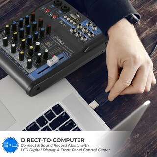 Foto 4 | Foto 4 | Mezclador De Audio Pyle Pmxu43bt.5 4 Canales Usb Bluetooth Mp3 - Venta Internacional.