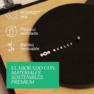 Foto 7 | Foto 7 | Tornamesa Revolution Signature Black The House Of Marley 45 Rpm