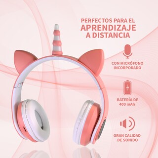 Foto 3 | Foto 3 | Audífonos Bluetooth Unicornio Luz Rgb Starket Sk-2001
