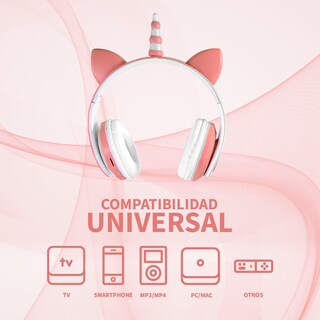 Foto 4 | Foto 4 | Audífonos Bluetooth Unicornio Luz Rgb Starket Sk-2001
