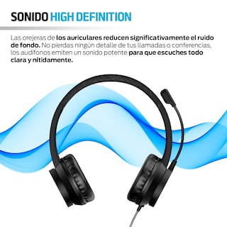 Foto 6 | Foto 6 | Audífonos Alámbricos De Diadema Conexión Usb Con Micrófono Tipo Call Center, Redlemon, Negro, 83410-bl