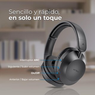 Foto 3 | Foto 3 | Audifonos Diadema Acteck Triton Pro Hp636 Inalambrico Microfono Integrado Negro Ac-940924