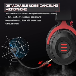 Foto 4 | Foto 4 | Auriculares Para Juegos Eksa E900 Con Micrófono Para Ps4, Ps5, Xbox - Venta Internacional.