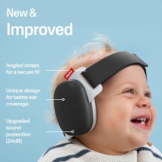 Foto 2 | Foto 2 | Orejeras Para Bebés Con Protección Contra El Ruido Alpine Muffy Baby Black - Venta Internacional.