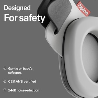 Foto 5 | Foto 5 | Orejeras Para Bebés Con Protección Contra El Ruido Alpine Muffy Baby Black - Venta Internacional.