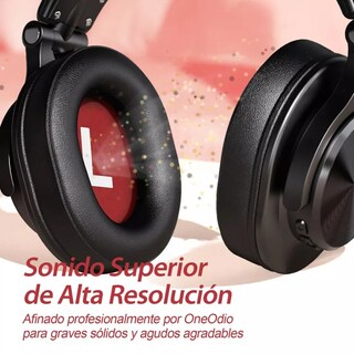 Foto 5 | Foto 5 | Audífonos Hires Bluetooth+wired Dj Style Oneodio A70 Black