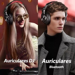 Foto 6 | Foto 6 | Audífonos Hires Bluetooth+wired Dj Style Oneodio A70 Black