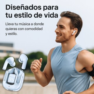 Foto 3 | Foto 3 | Kit 5 Audífonos Inalámbricos Bluetooth con Cancelación de Ruido, Sonido HD y Estuche de Carga Portátil