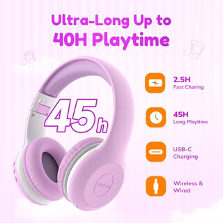 Foto 3 | Foto 3 | Auriculares Bluetooth Earfun K2 Kids Con Límite De Volumen 40h Violet - Venta Internacional.