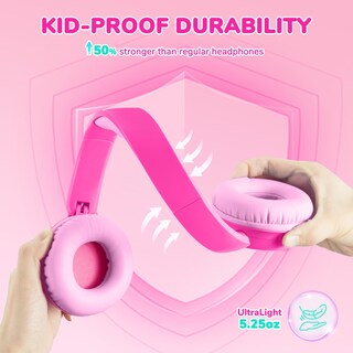 Foto 4 | Foto 4 | Auriculares Bluetooth Iclever Bth22 Kids 60 H Play Time Rosa - Venta Internacional.