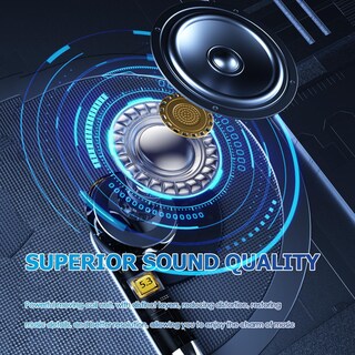 Foto 3 | Foto 3 | Auriculares True Wireless Xmenha Bluetooth 5.3 Con Micrófono Ipx5 Negros - Venta Internacional.