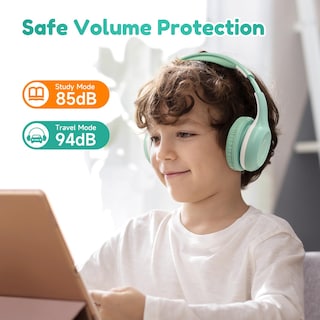 Foto 3 | Foto 3 | Auriculares Bluetooth Earfun K2 Kids Con Volumen Limitado Color Verde - Venta Internacional.