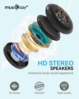 Foto 5 | Foto 5 | Auriculares Con Máscara Para Dormir Musicozy 3d Con Bluetooth Para Personas Que Duermen De Lado - Venta Internacional.