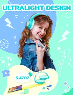 Foto 4 | Foto 4 | Auriculares Iclever Kids Con Cable De 85 Dba Volumen Seguro Color Verde - Venta Internacional.