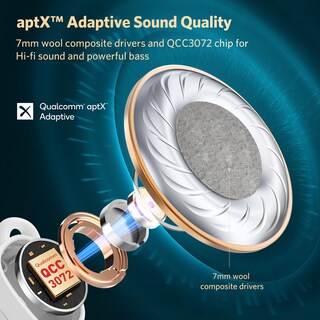 Foto 3 | Foto 3 | Auriculares Inalámbricos Earfun Free Pro 3 Con Cancelación De Ruido Plateados - Venta Internacional.