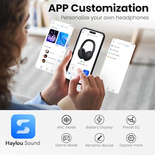 Foto 6 | Foto 6 | Auriculares Haylou S30 Hybrid Con Cancelación Activa De Ruido Bluetooth - Venta Internacional.